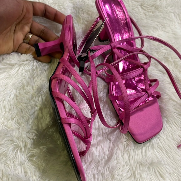 Zara lace up sandals size eu36 - Picture 1 of 3